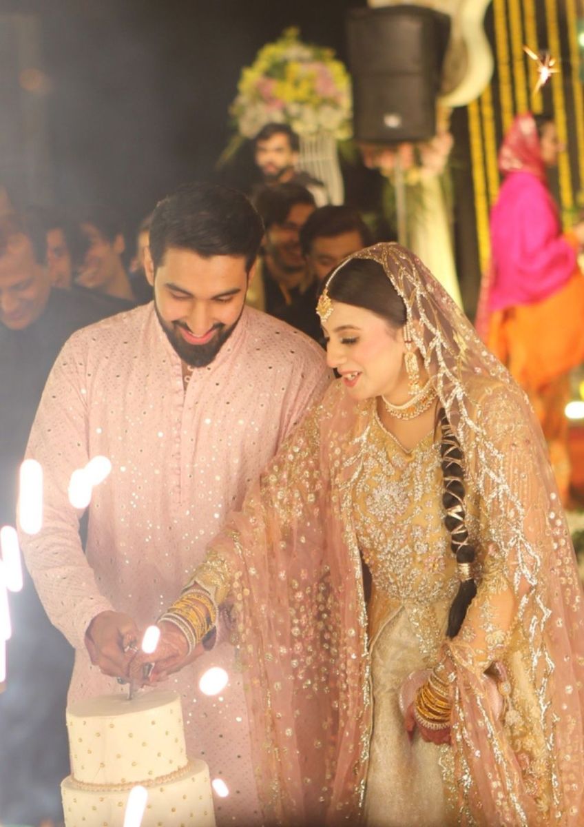 Couple with sparklers