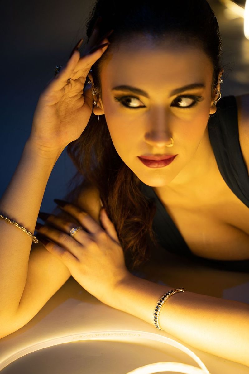 Editorial closeup in warm bronze light