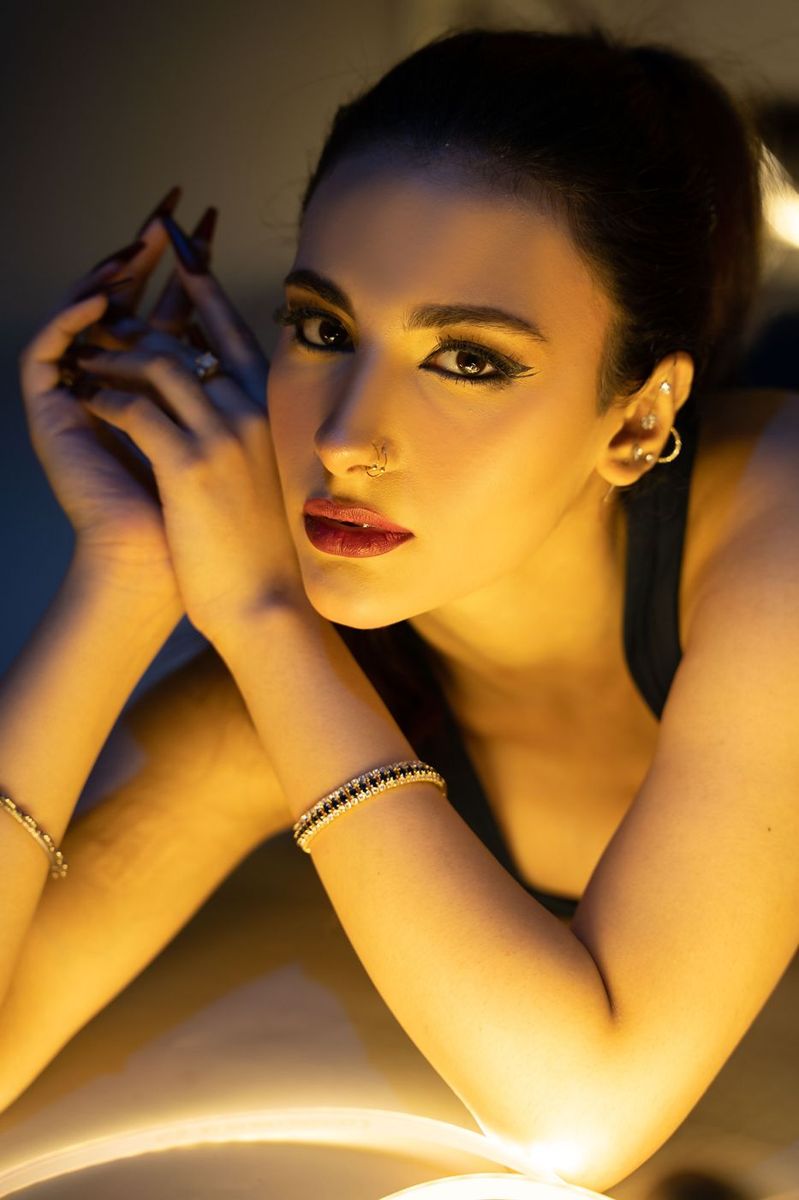 Editorial closeup in warm bronze light