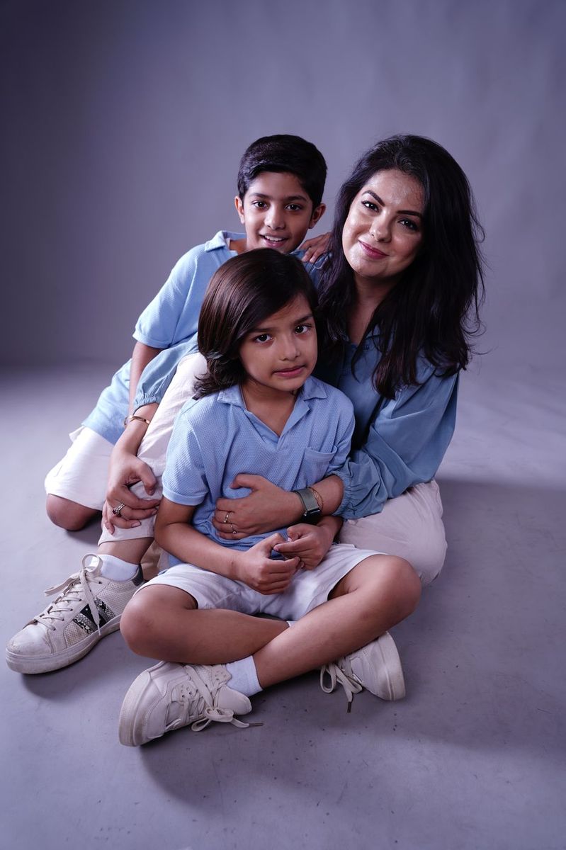 Family studio session