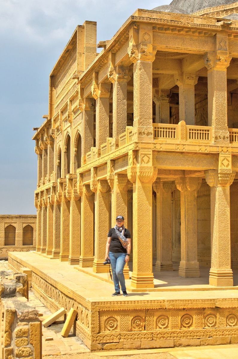 On location at a heritage site